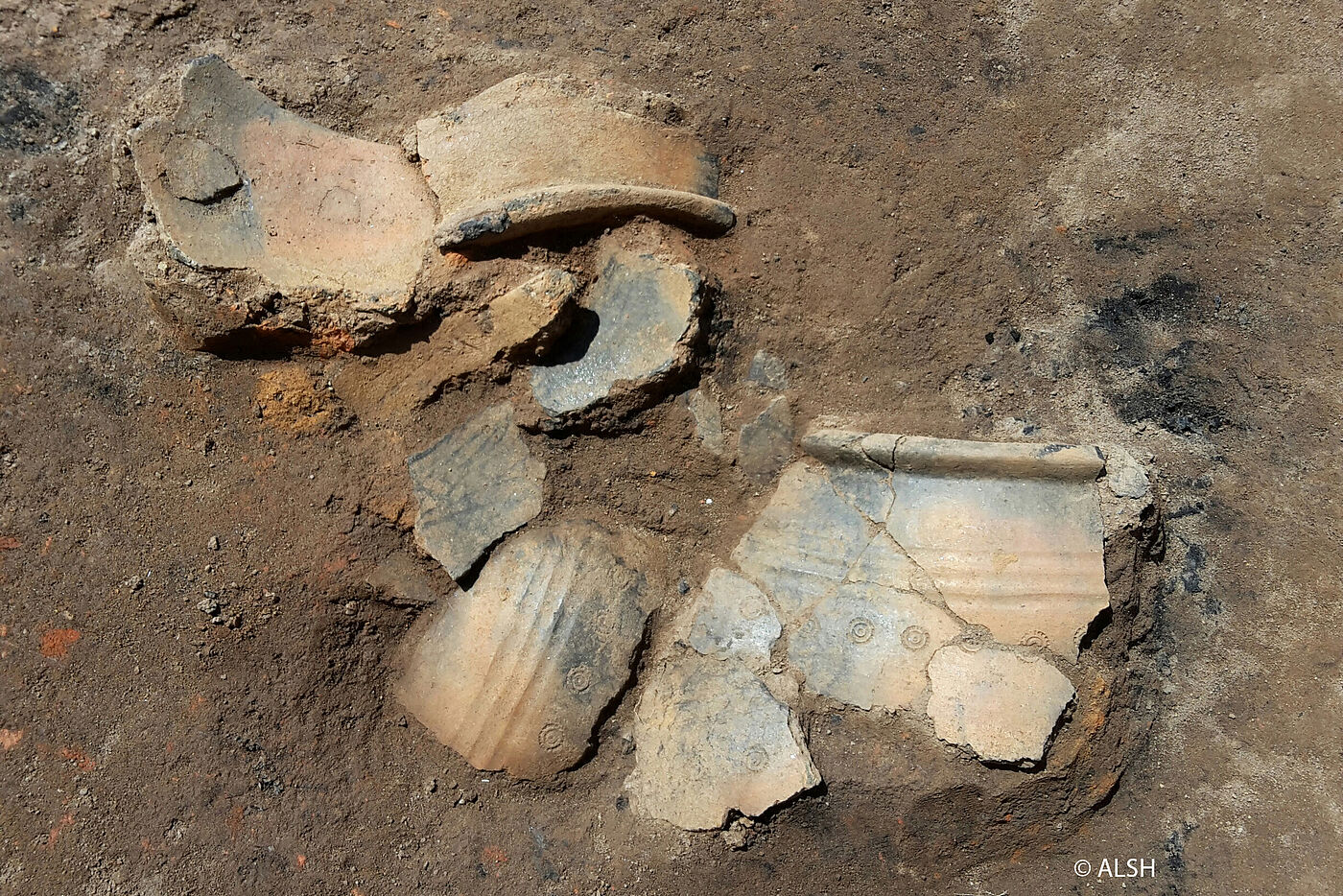 Archäologisches Fundstück aus einer Ausgrabung.