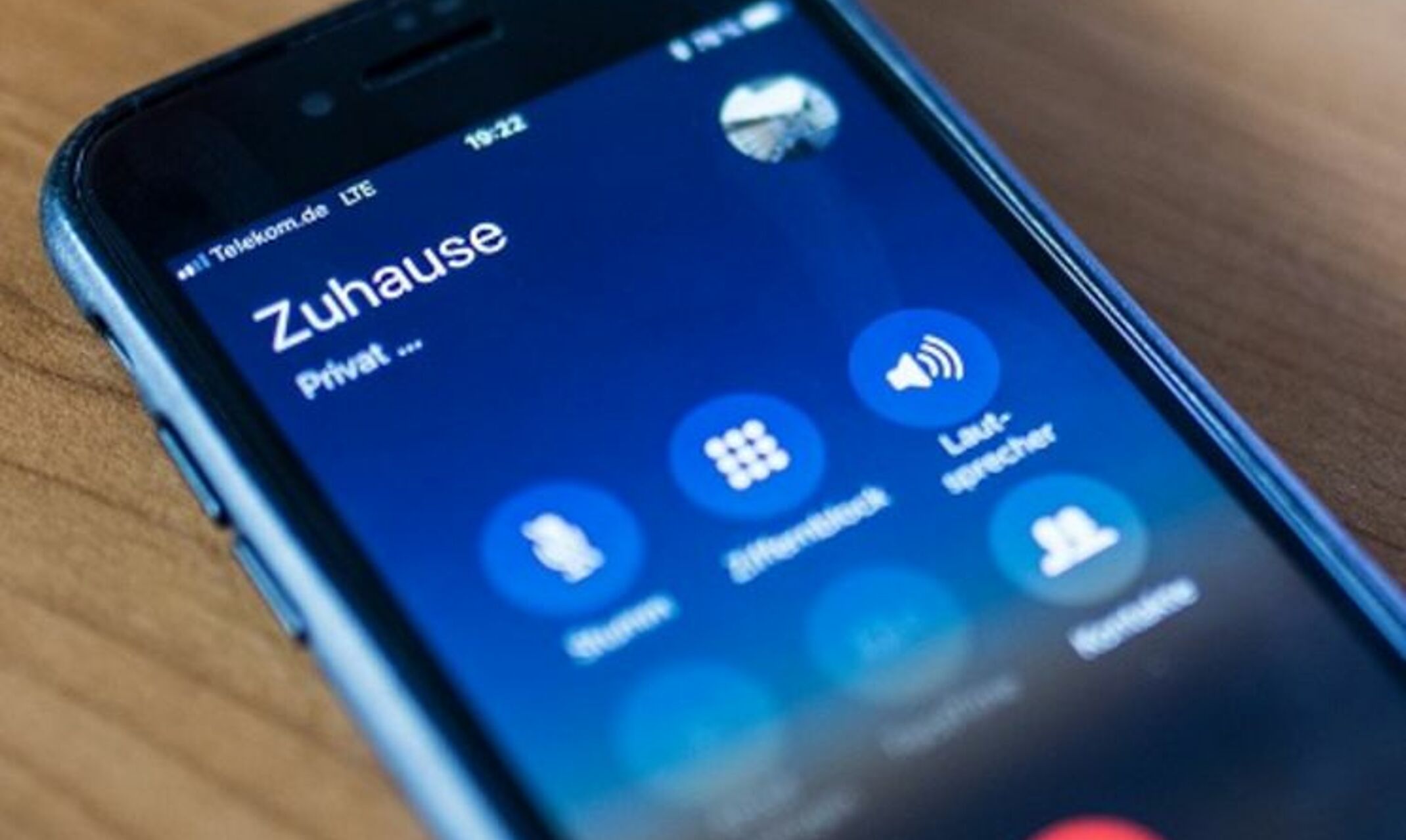 Nahaufnahme eines Smartphone-Displays